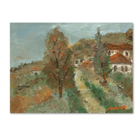 Manor Shadian 'Last Days Of Fall' Canvas Art,35x47